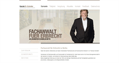 Desktop Screenshot of kanzlei-dr-schreiter.de